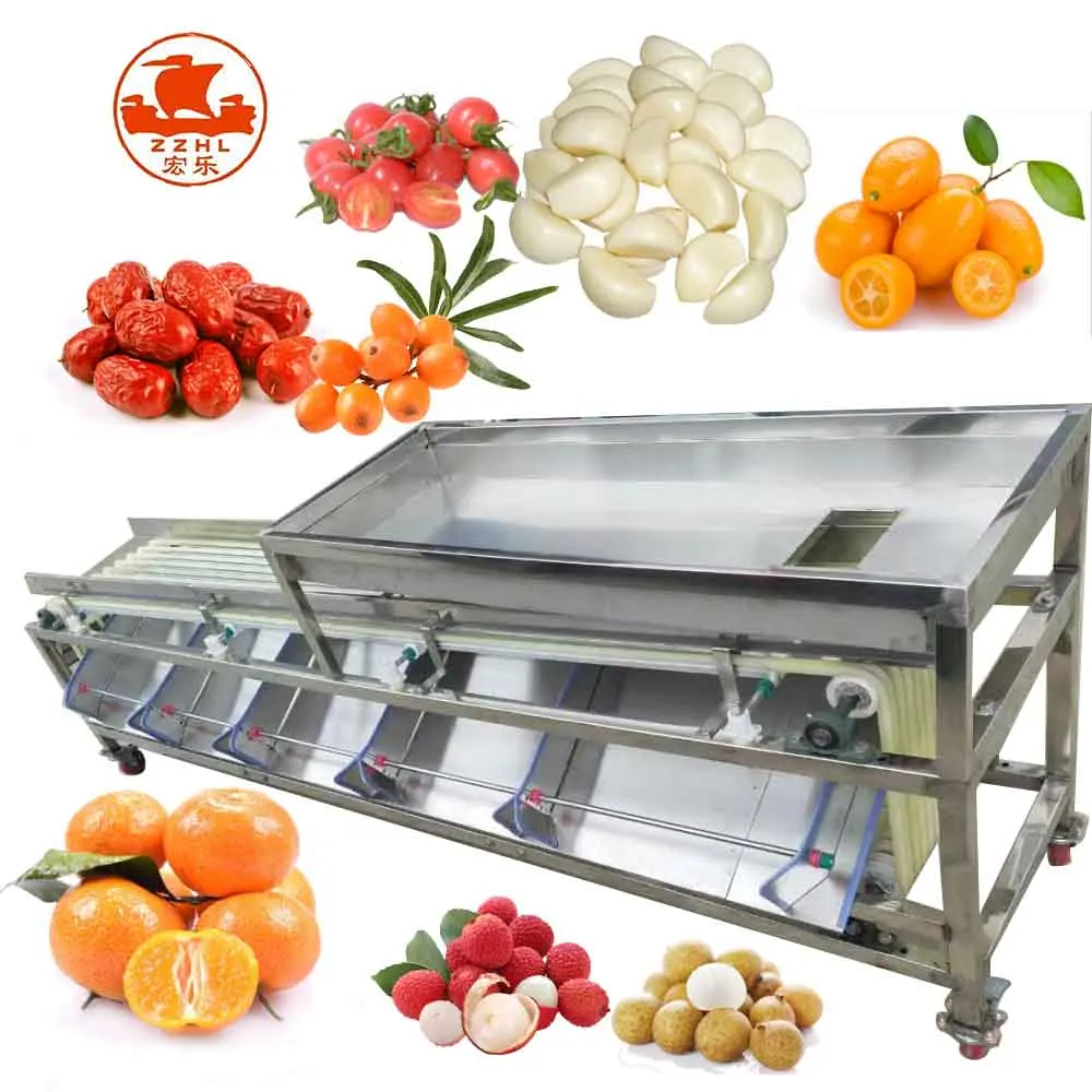 Professional Track Citrus Potato Grading Fruit Roller Sort Machine Sorting Walnuts Sorter Machine factory