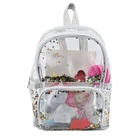 Decoration School School Bag Factory New Design Sequins Decoration School Bag Rain Cover