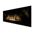 indoor led poster billboard display aluminum profile backlit fabric light box