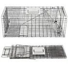 42'' Live Animal Trap Cage Humane Cage Catch Metal Steel with Handle, Release Rats Mouse Mice Rodents Squirrels