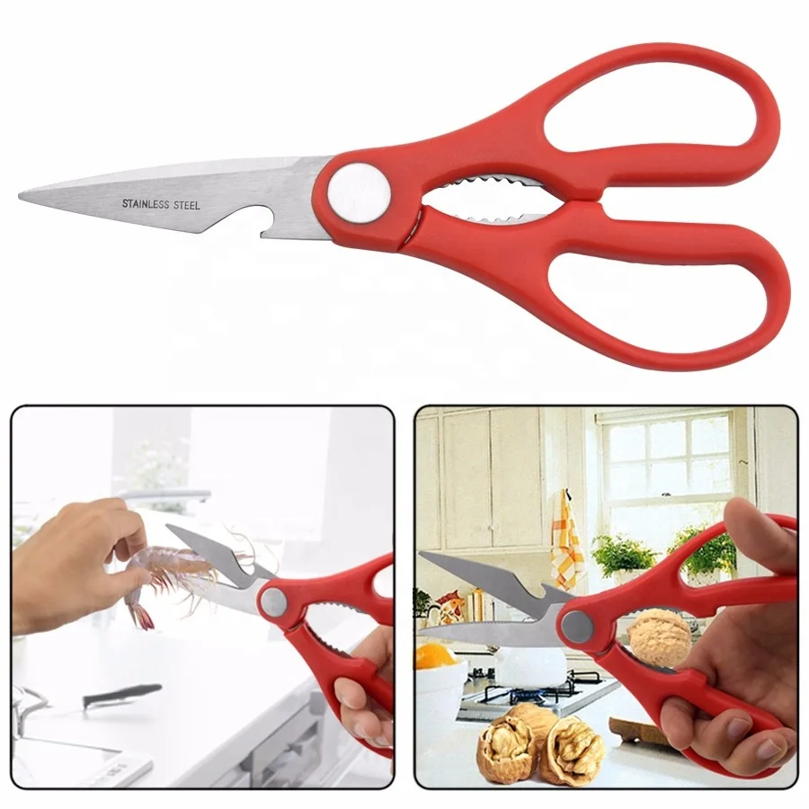 Premium Heavy Duty Ultra Sharp Shears Stainless Steel Multi function Kitchen Scissors