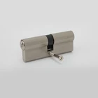 Locks Key Cylinder Door Lock LK106 Euro Profile Security Mat Brass Safe Double Turn Door Locks Cylinder With Key
