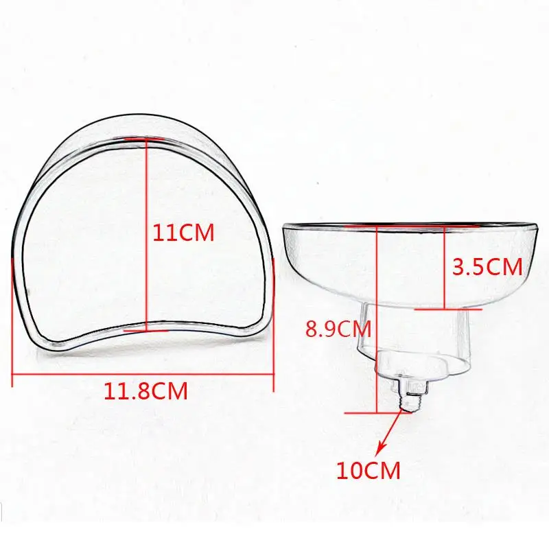 Chrome Black Inner Fairing Mount Side Rear Mirrors Fits for Harley Touring Street Glide CVO FLHXSE FLHX Anniversary FLHXS 14-19