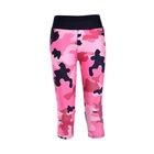 Excellent quality high waist leggings printed yoga leggings, wholesale athletic fitness shorts pants
