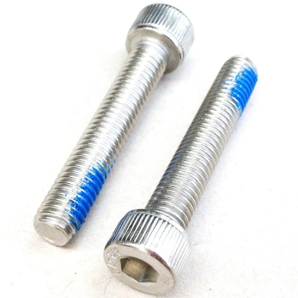 Stainless Steel DIN912 Hex Socket Knurled Head Cap Screw with Nylon