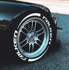 Waterproof tyre decal sticker adhesive label for tire custom tyre label