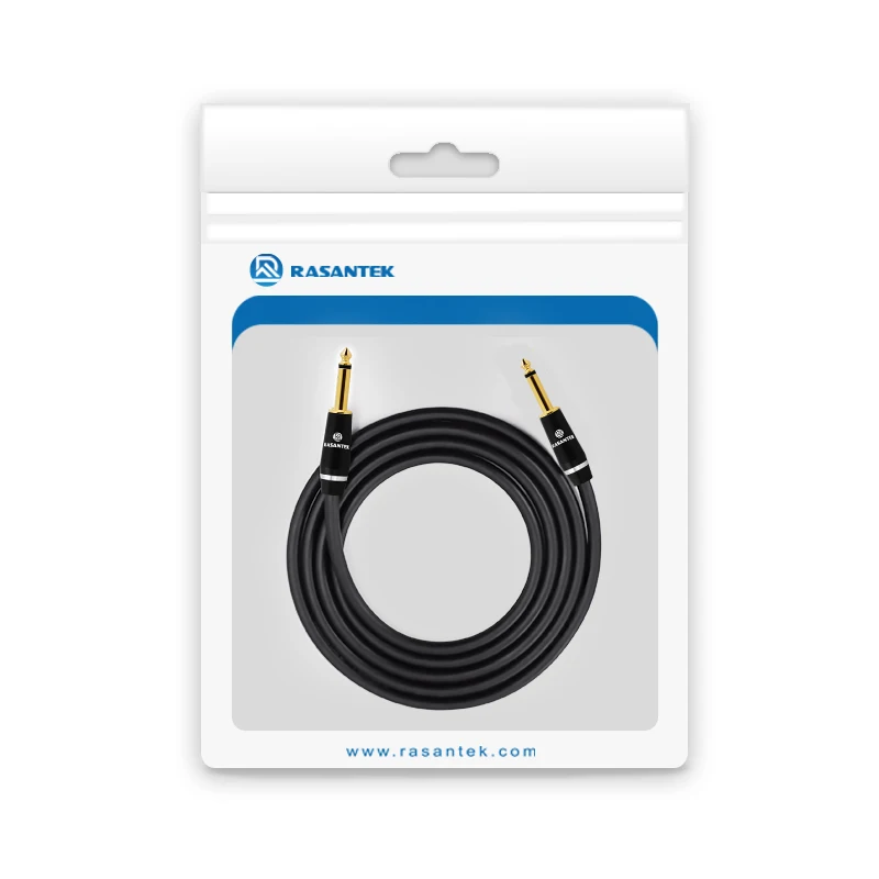 6.35mm to 6.35mm mono jack speaker cable - ANKUX.COM