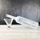 Custom 750ml Frosted Vodka Spirit Glass Bottle with Screw Top