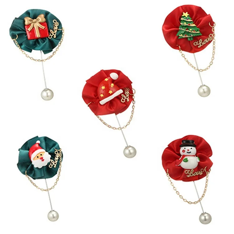 santa claus brooch gifts fashion cute cartoon christmas brooches