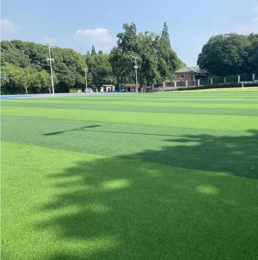 Football synthetic artificial grass zigzag backing grass for soccer field