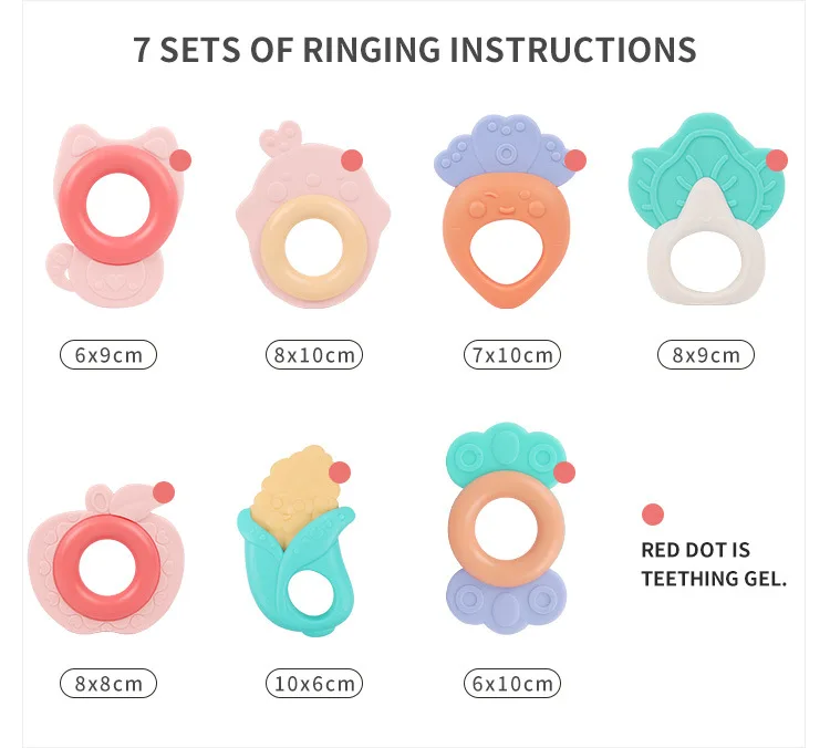 product name baby rattle bell gift set packing gift box item