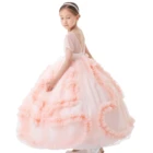 Children Party Frock Children Children Party Frock 7-14 Years Children Clothes Party Girls' Dresses Cotton Long Frock