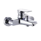 Single handle Single hole Wall Mounted rain shower mixer shower taps faucet mixer for the bathroom Brass chrome finished