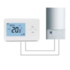 Weekly Programmable Gas Water room Floor Heating digital thermostat for boiler