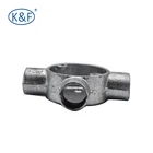 Plumbing Fittings 20mm Malleable Iron Small Circular Box BS Standard Pipe Tee