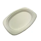Eco-Friendly Oval Plates, Natural Alternative To Paper Plate, 100% Compostable Tableware