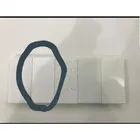 10*10cm White acrylic solid surface sample