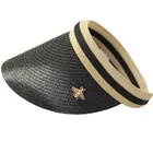 Big Wide Brim Sun Visor Floppy Summer Protection Woman Beach Paper Straw Hat