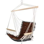 Outdoor Indoor Garden Hammock rivet Macrame Hanging Swing Chair with handrail