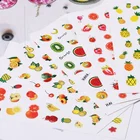 Nail Sticker Stickers Hot Selling Summer 3D Fruit Nail Art Sticker Mixed Design Watermelon Pineapple Apple Stickers