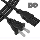 Wholesale 6Ft 2 Prong Polarized Wall Power Cable AC Cord Plug for Sony PlayStation 1 2 PS1 PS2