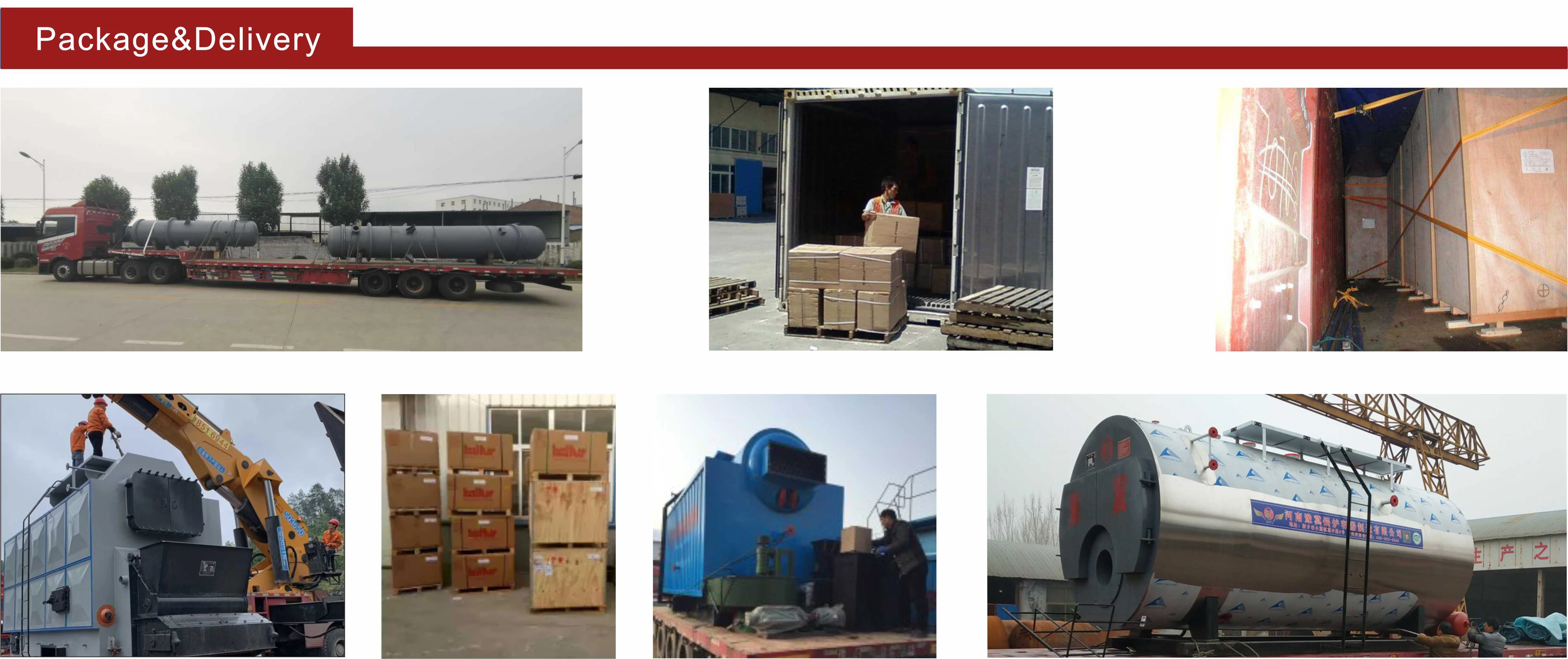 Hot Sell 2000Kg Gas Fired Steam Boiler Machine For Milk Pasteurization