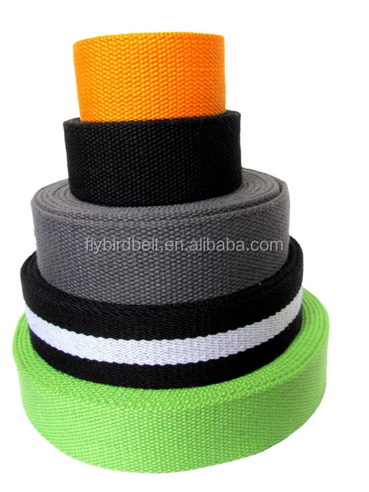 factory wholesale cotton polyester webbing for bag handle & belt