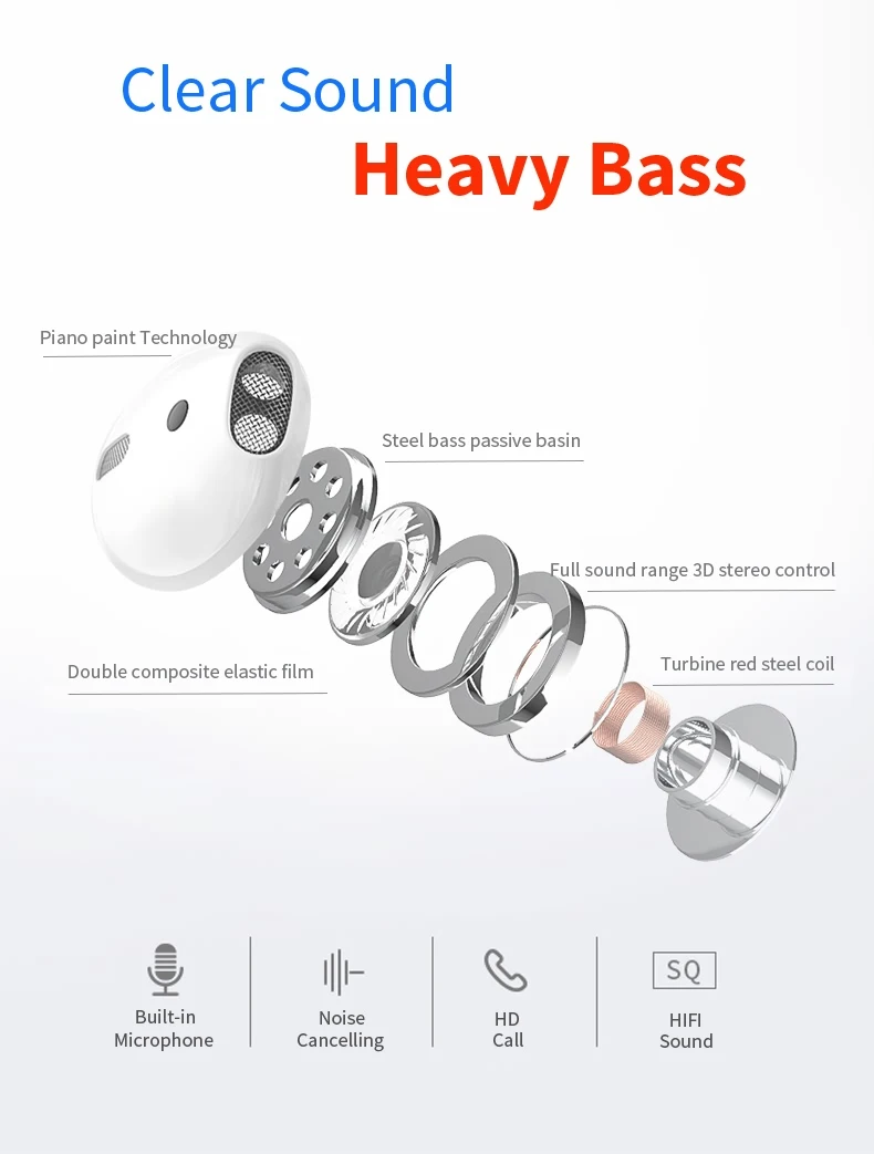 world best selling products wireless earbuds i99 tws with display screen wirlesless charging headphone i100 i200 i500 tws i23 - ANKUX.COM
