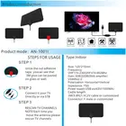 50 Tv Hd 50 Miles Good Quality 4K 1080P Tv Indoor Antenna Amplified Hd Digital Tv Antenna