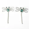 V&R Jewelry Women Dragonfly Alloy Crystal Rhinestone IR Post Earring Jewellery