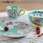 Coffee Cups Coffee And Tea Cups Wholesale Coffee Milk Tea Coffee Cups Stoneware Bright Color
