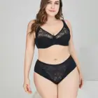 Girl Sexy Sexy Bra Brief Set Hot Bra Brief Sets Plus Size Lovely Girl Sexy Fancy Fat Women Lingerie Bra Set