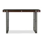 CHEAP LIVING ROOM FURNITURE GLASS TOP COFFEE TABLE FREE SAMPLE WOODEN FRAME CONSOLE TABLE