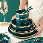 Dinnerware Set Dinnerware Luxury Bowl Plate Dishes Restaurant Dinnerware Set With Porcelain Ceramic Product Wholesale