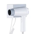 Abs plastic wall mount hotel warm wind electric hair dryer