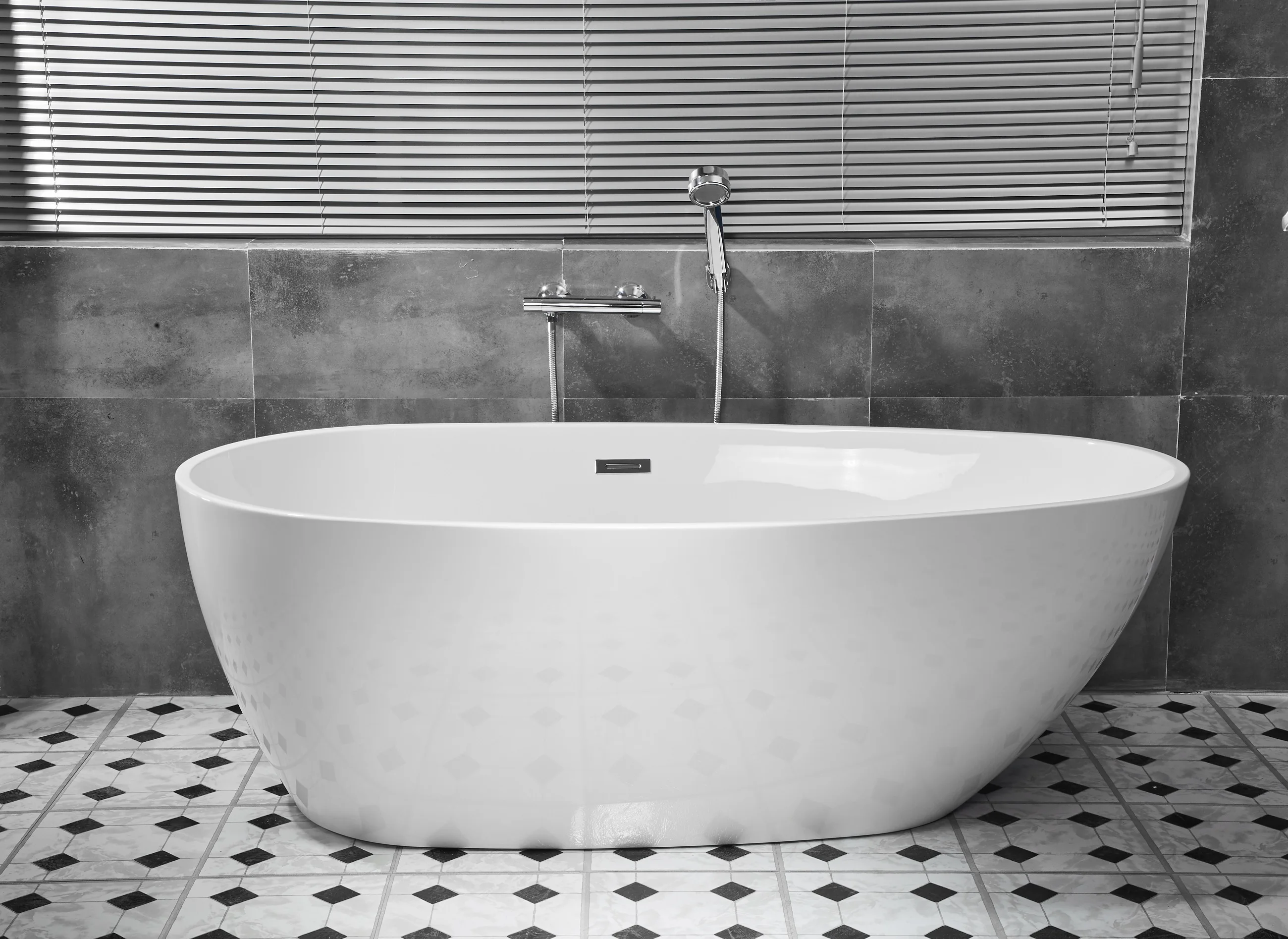 oval bathtub freestanding acrylic bath tub rsb012