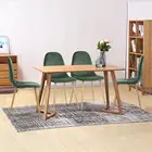 China factory Comfortable,silky and delicate soft velvet upholstery dining chair