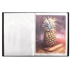 Rigid Plastic A3 Display Book with 20 Pockets for Artwork, Portrait Black A3 Presentation Display Book Portfolio