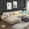 living room corner europe sofa set L shape with optional color