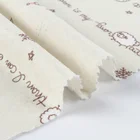 Customized transfer print one side brush polyester fleece fabric for baby clothes