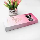 Luxury Cosmetic Slide Open Rigid Cardboard Drawer Makeup Brush Set Packaging Gift Box