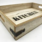 Wholesale Natural food tray hotel serving tray wooden tray for home collection