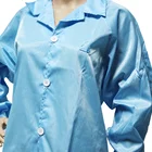 Antistatic Coverall Cleanroom ESD Garments Antistatic Polyester Overcoat Protective Clothes
