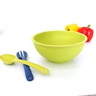 Customized wholesale natural bamboo fiber melamine bowl for salad