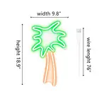 2020 custom logo 12.8x7.1mm pink guitar food coffee acrylic flex led neon light for bicycle