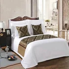 Bedding Hotel Sheets Bed Set Hotel Bed Linen Bedsheet Luxury White Bedding Set Queen King 100% Cotton Bed Sheet Set