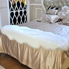Home Sheepskin Faux Fur Wholesale Custom Faux Fur Rug White Color Fur Rug Living Room Faux Fur Rug Sheepskin