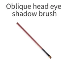 Oblique head eye shadow brush face makeup tool