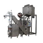 Triangle Pyramid Nylon Tea Bag Packing Machine With Outer Envelop