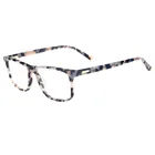 Custom fashion rectangle acetate optical zebra glasses frames